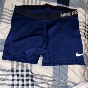 Nike Pro Blue Compression Shorts